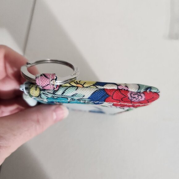 Vera Bradley Floral ID Holder With Keyring & Zip Closure - Picture 6 of 16